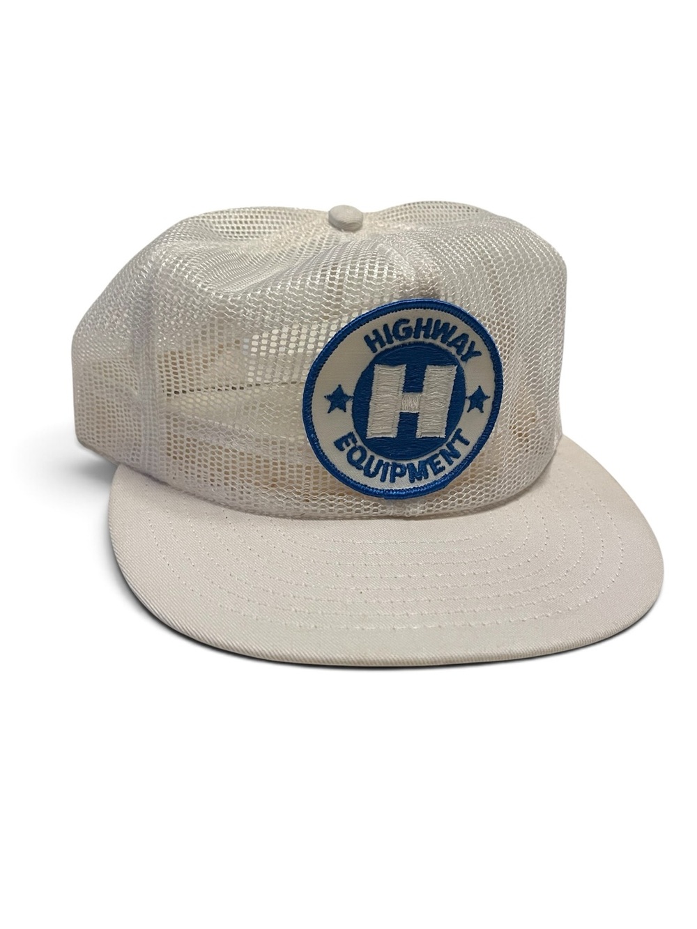 Vintage White Mesh Trucker Hat
